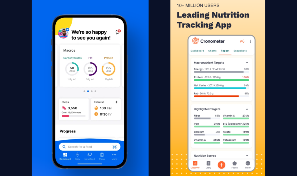 Cronometer vs. MyFitnessPal